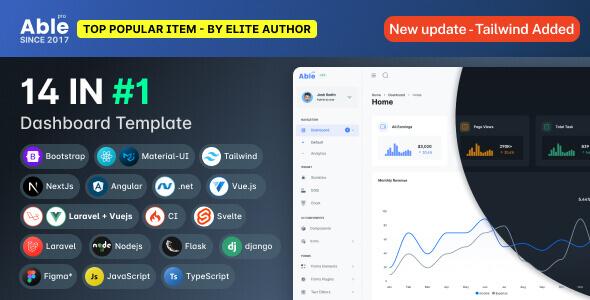 Able Pro Laravel Admin Dashboard Template
