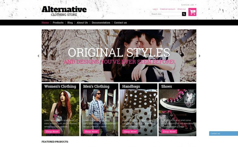 Alternative Outfit Shopify Theme