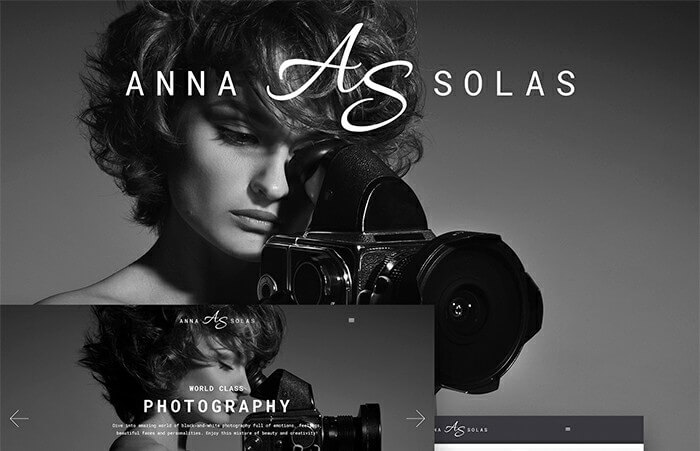Anna Solas WordPress Theme
