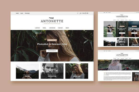 Antonette WordPress Blog Theme