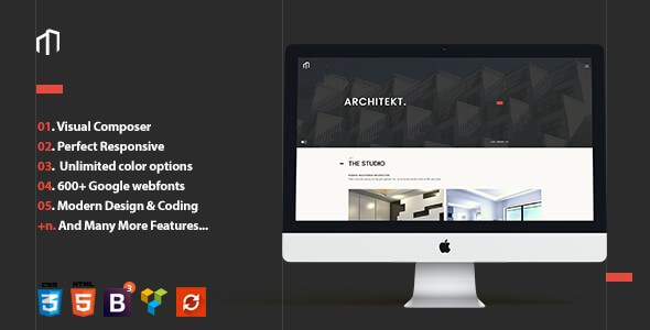 ARCHITEKT Architecture Multipage WordPress Theme
