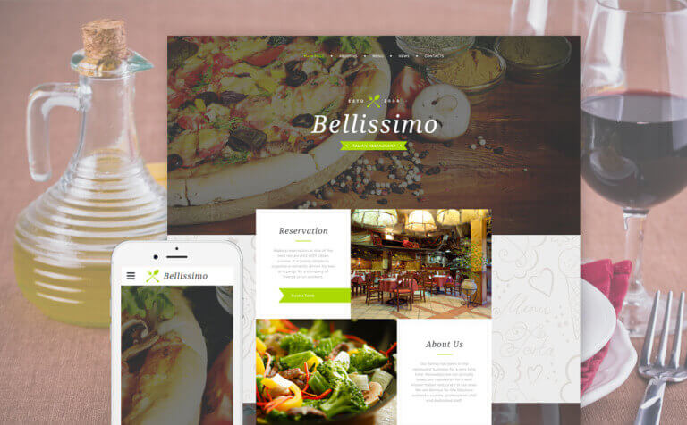 Bellissimo Website Template