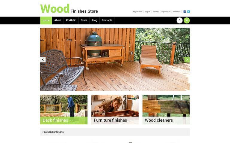 Best Wood Finishes Store WooCommerce Theme