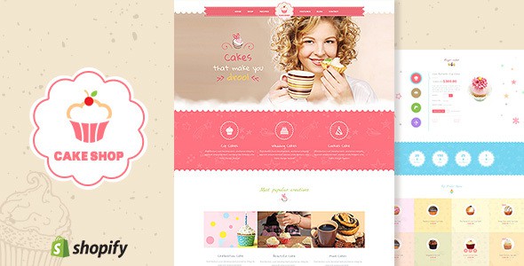 Cake Shop Shopify Theme for Bakery and Cafe