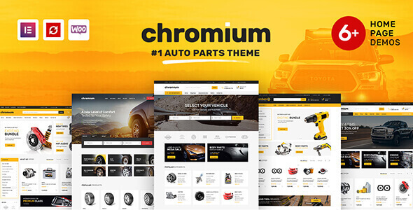 Chromium Auto Parts Shop Theme