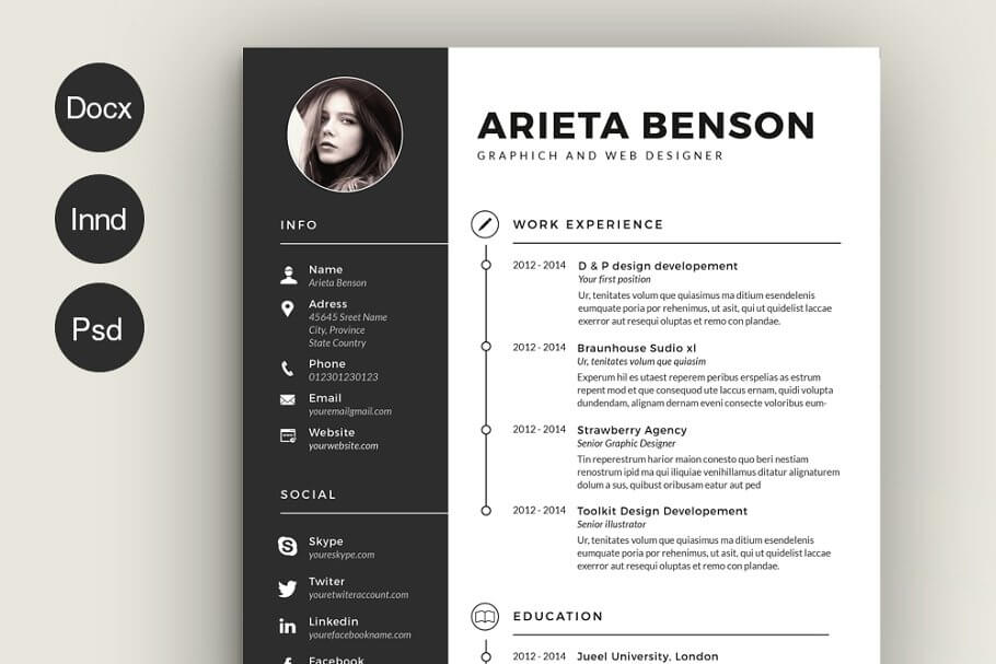 Clean Cv Resume Template