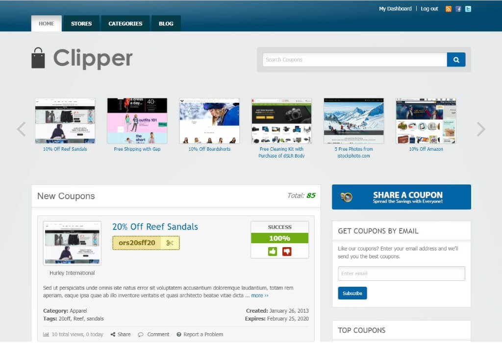 Clipper WordPress Theme