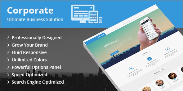 Corporate WordPress Theme