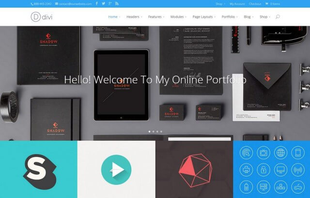 Creative Portfolio WordPress Themes 1