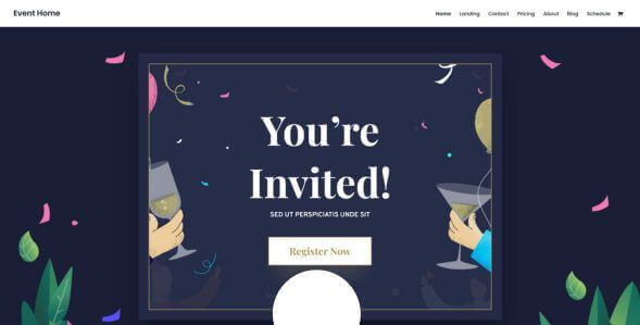 Divi for Event Conference