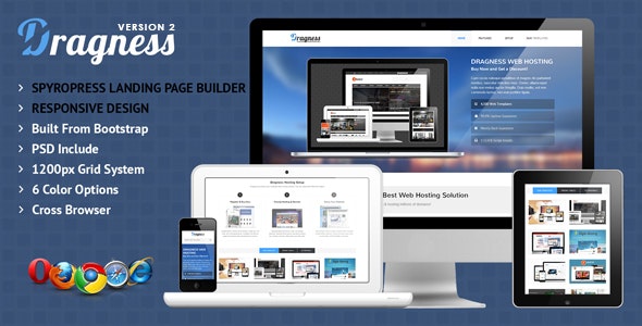 Dragness Premium WordPress Landing Page