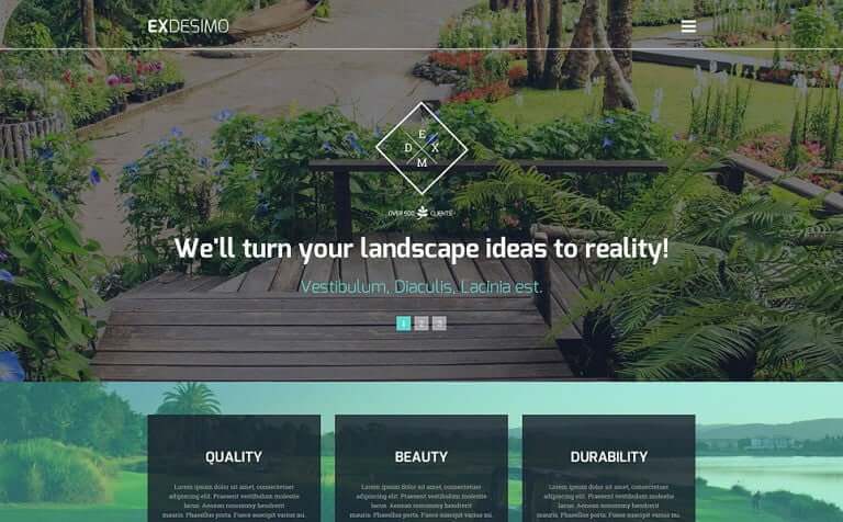 Exdesimo WordPress Theme