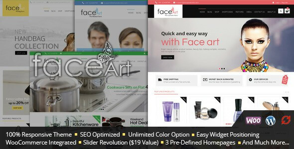 Face Art WooCommerce Responsive Theme