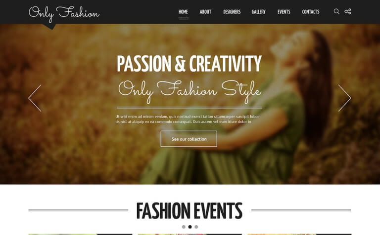 Fashion Blog Responsive Joomla Template