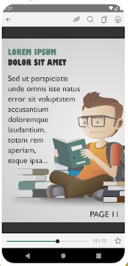 Fast PDF reader