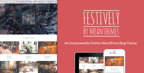Festively Festive Blog Theme