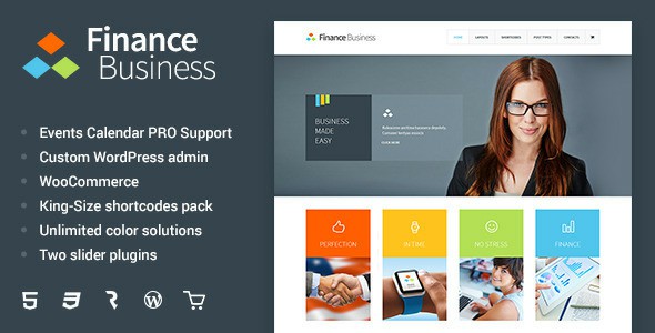 Finance Business Company Office Corporate Theme