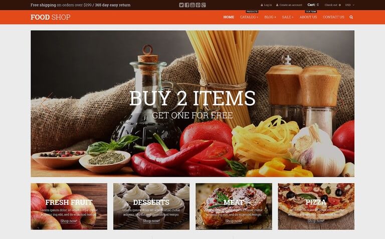 Food Shop Shopify Theme