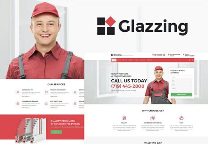 Glazzing WordPress Theme