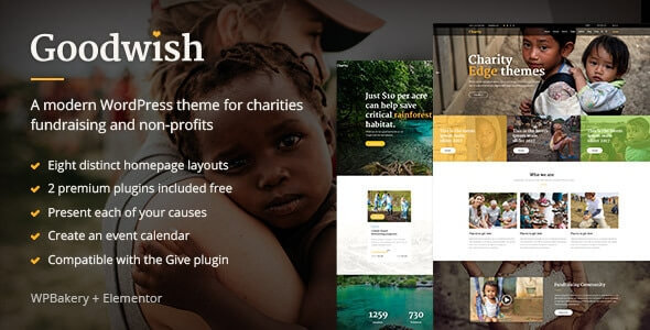 Goodwish Charity and Nonprofit Theme