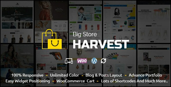 Harvest Multipurpose WooCommerce Theme