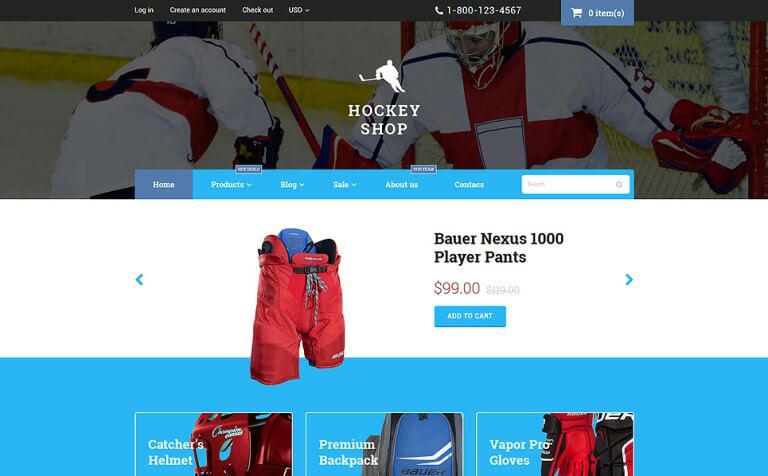 Hockey Shopify Theme