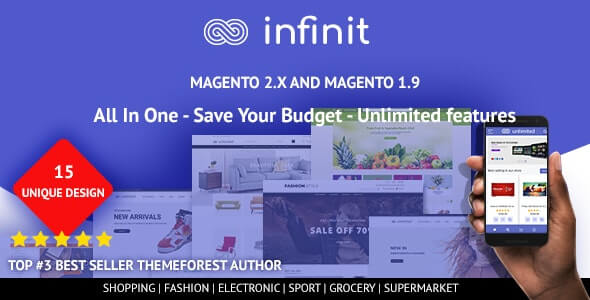 Infinit Multipurpose Magento 2 and 1 Theme