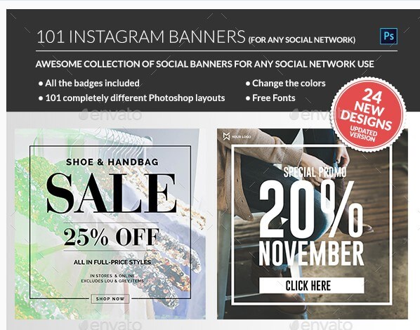 Instagram Banners Promo