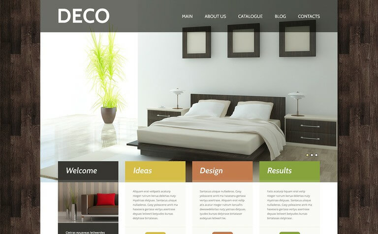 Interior Design Responsive WordPress Theme