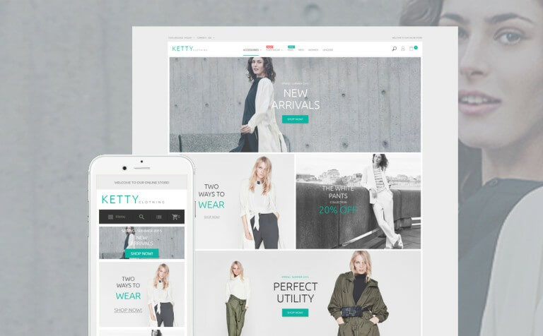 Ketty Fashion Store Magento Theme