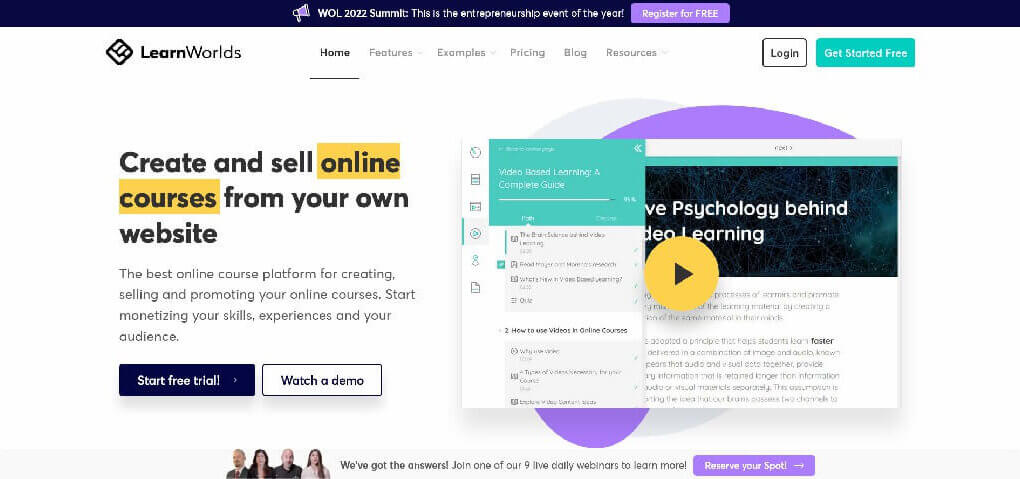 LearnWorlds.overview