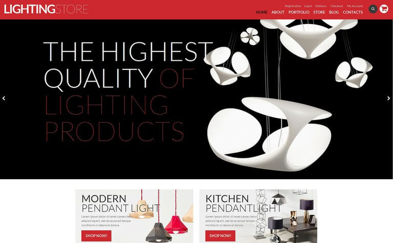 Lighting Store WooCommerce Theme