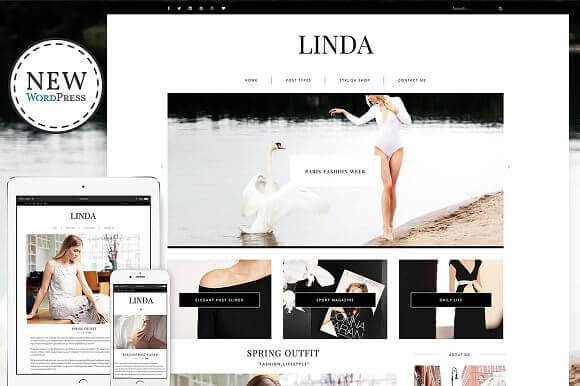 Linda Responsive WordPress Theme