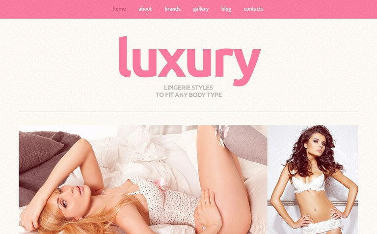 Lingerie Responsive Joomla Template