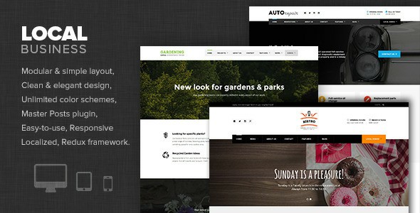 Local Business WP Theme for Small businesses