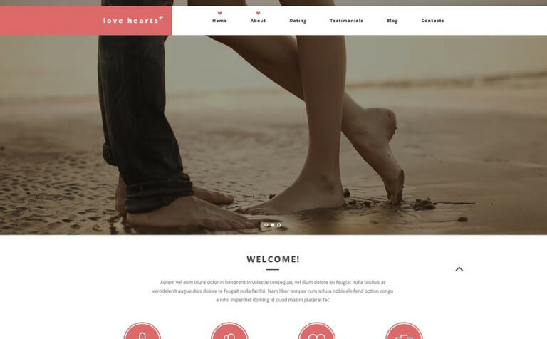 Love Hearts WordPress Theme