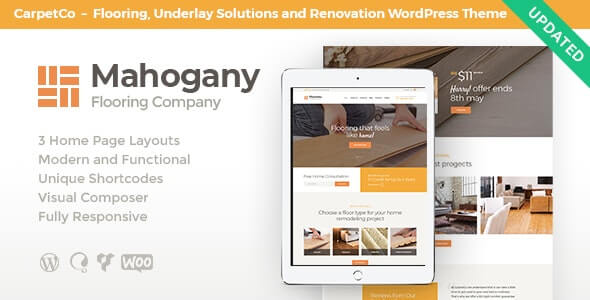 Mahogany Carpenting Woodwork Flooring Theme