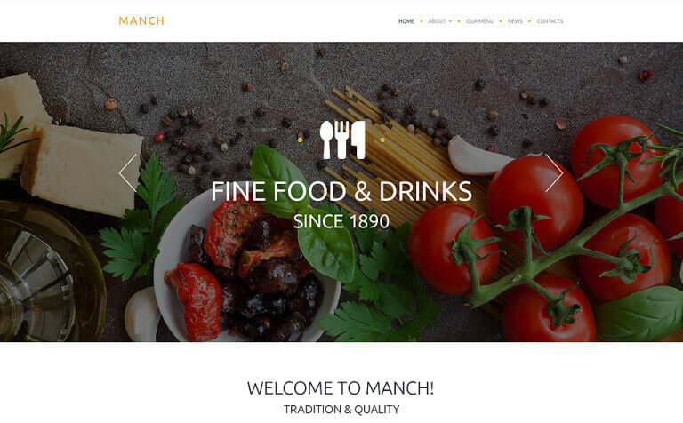 Manch Website Template