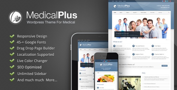Medical Plus Responsive Medical and Health Theme