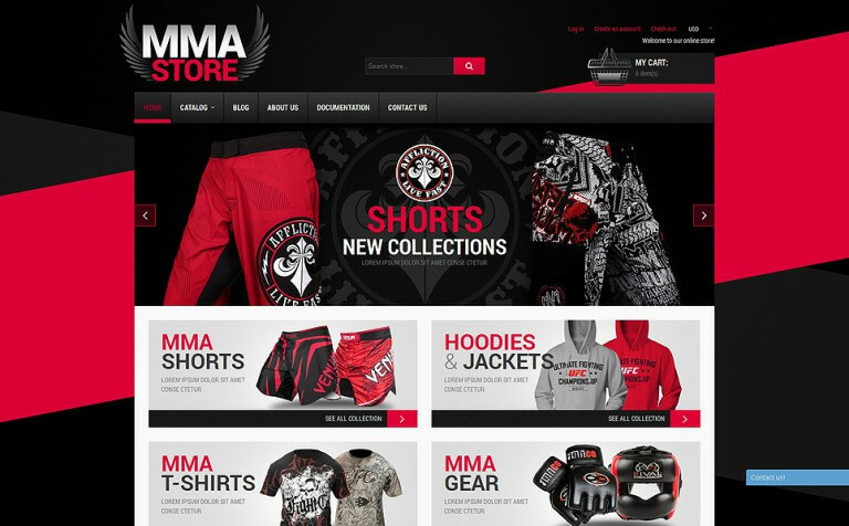 MMA Items Shopify Theme
