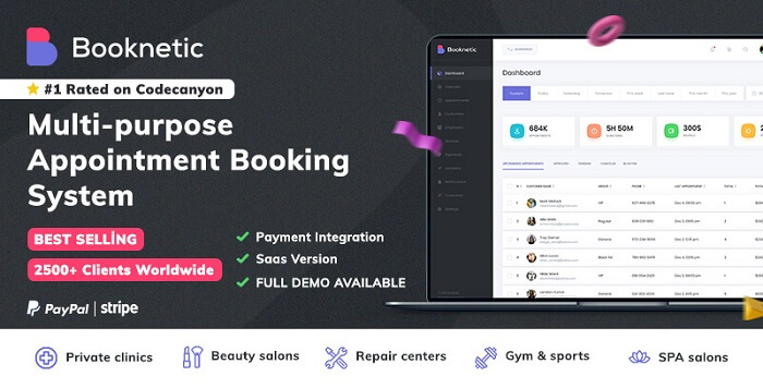 Multi purpose Appointment Booking System