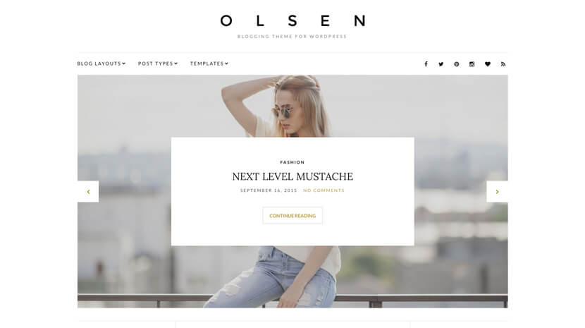Olsen WordPress Theme