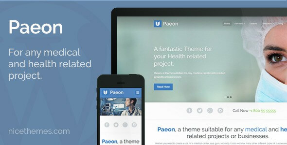 Paeon Medical WordPress Theme