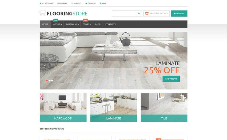 Parquet Online Store WooCommerce Theme