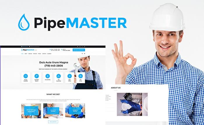 PipeMaster Wordpress theme