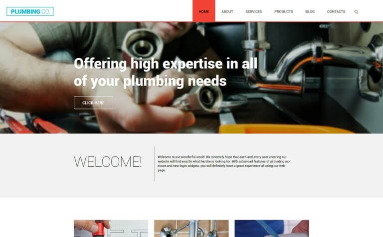 Plumbing Co theme