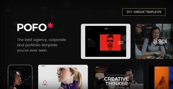 Pofo Creative Agency Corporate Multi purpose Template