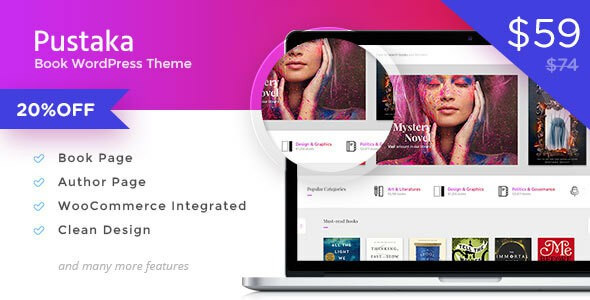 Pustaka WooCommerce Theme For Book Store