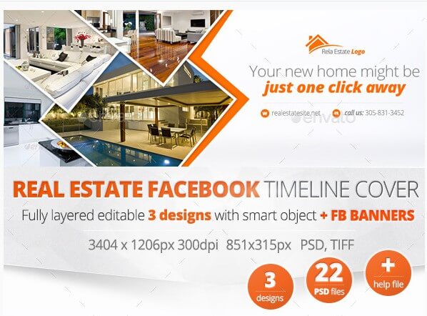Real Estate Facebook Covers and Banners