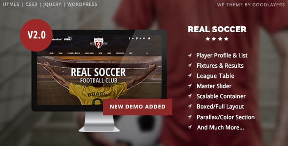 Real Soccer Sport Clubs WordPress